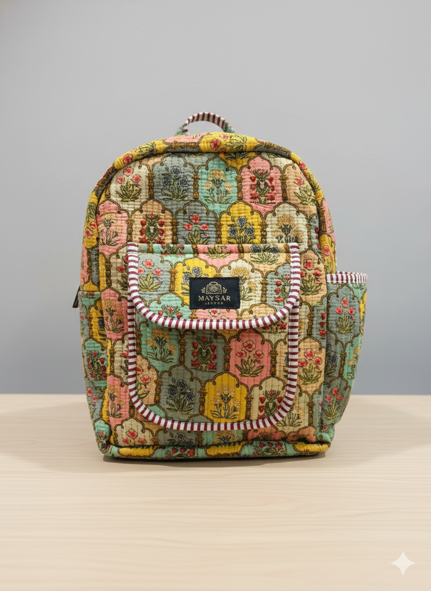 Floral Print Backpack